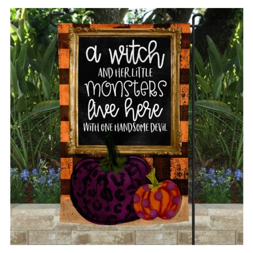 Halloween: Witch Monsters Devil - Garden Flag - The Vault