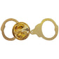 Handcuffs: Gold - Enamel Pin - The Vault