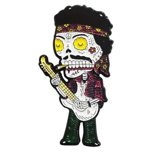 Jimi Hendrix: Day of the Dead - Enamel Pin - The Vault