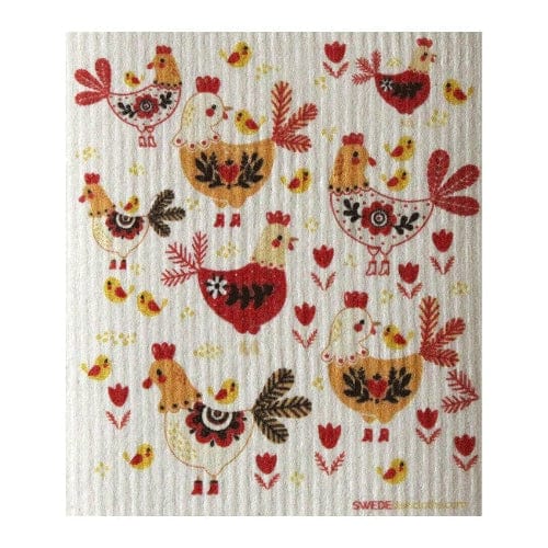 Kitchen: Chickens - SWEDEdishcloth - The Vault