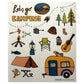 Let's Go Camping: Single Cloth - SWEDEdischcloths - The Vault