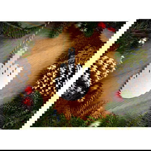 Middle Finger: Christmas Ornament - Iron Maid Art - The Vault