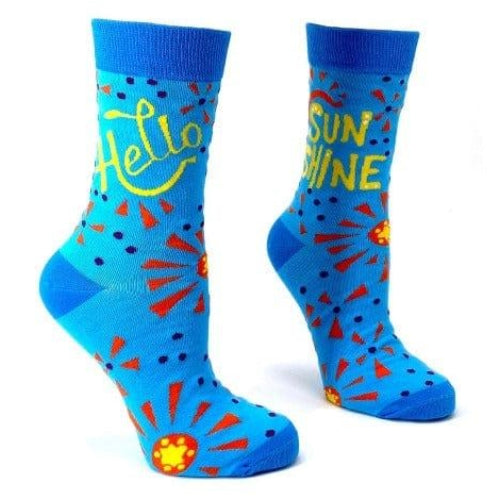 Novelty: Hello Sunshine - Crew Socks