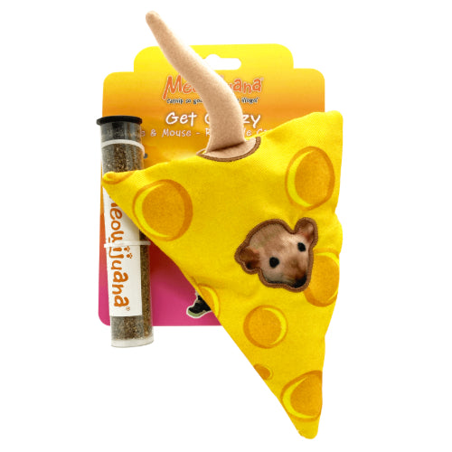 Get Cheezy: Refillable Cheese & Mouse - Meowijuana