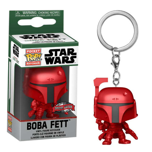 Star Wars: Boba Fett (Red) - Funko Pocket POP! Keychain