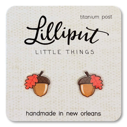 Acorn: Earrings - Lilliput Little Things