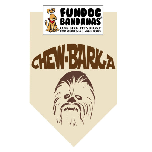 Chew-Bark-A: Dog Bandana - FunDog Bandanas