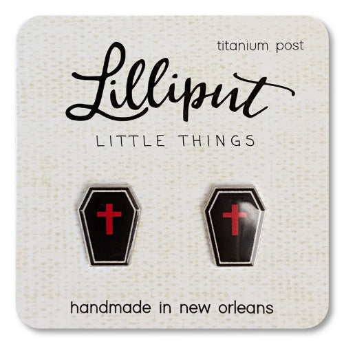 Coffin: Earrings - Lilliput Little Things