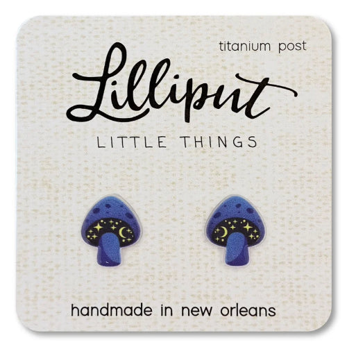 Cosmic Mushroom: Earrings - Lilliput Little Things