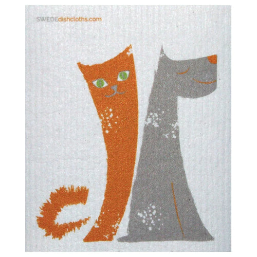 Dog/Cat Friends: Single Cloth - SWEDEdischcloths