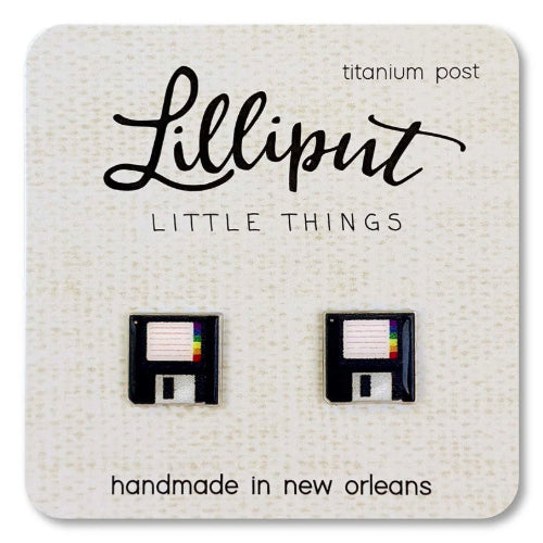 Floppy Disk: Earrings - Lilliput Little Things