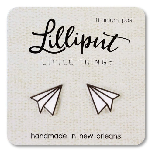 Paper Airplane: Earrings - Lilliput Little Things