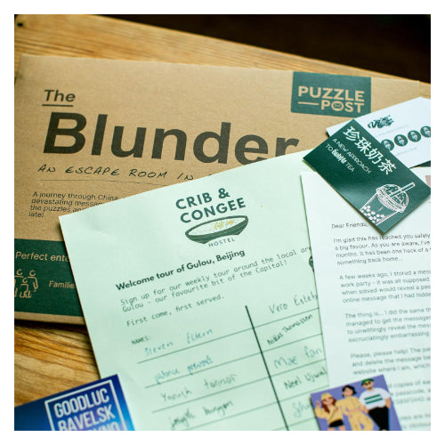 The Blunder: An Escape Room in an Envelope - Puzzle Post