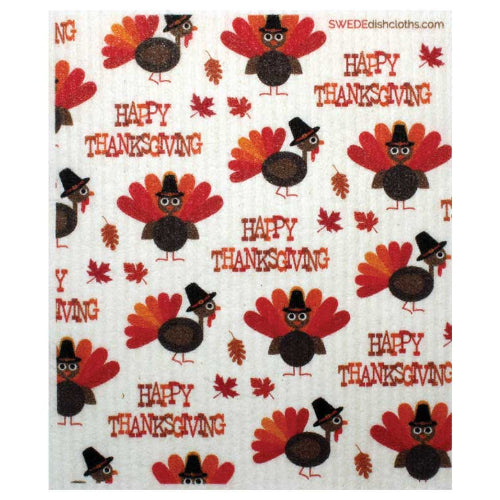 Turkey Thanksgiving: Single Cloth - SWEDEdischcloths