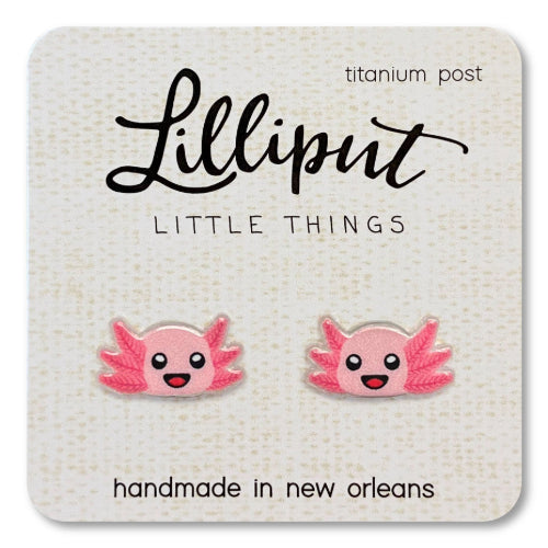 Axolotl: Earrings - Lilliput Little Things