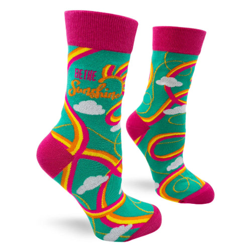 Novelty: Be The Sunshine - Crew Socks