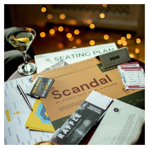 The Scandal: An Escape Room in an Envelope - Puzzle Post