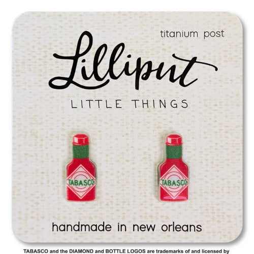 TABASCO® Hot Sauce: Earrings - Lilliput Little Things