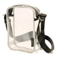 Sidekick Crossbody Brick Bag: Transparent Clear - Fydelity