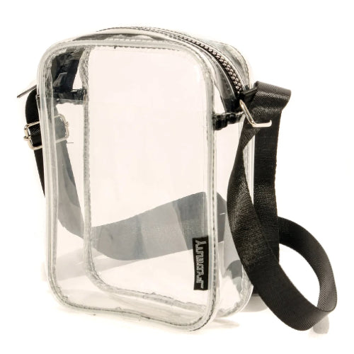 Sidekick Crossbody Brick Bag: Transparent Clear - Fydelity