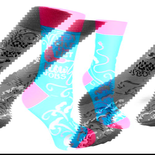 Novelty: I Give the Best Blow Jobs - Crew Socks - The Vault