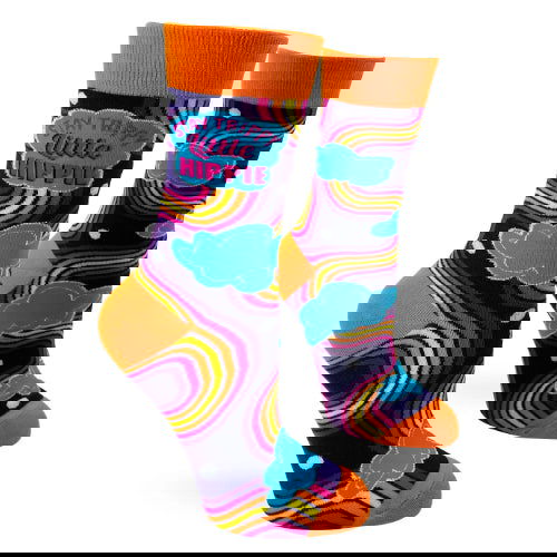 Novelty: Stay Trippy Little Hippie - Crew Socks - The Vault