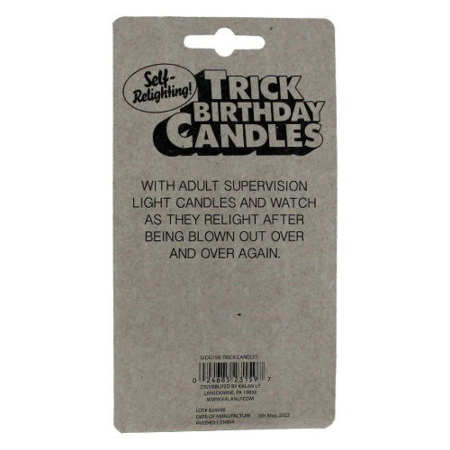 Novelty: Trick Birthday Candles - Prank - The Vault