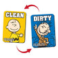 Peanuts: Charlie Brown/Pig-Pen - Dishwasher Magnet - The Vault