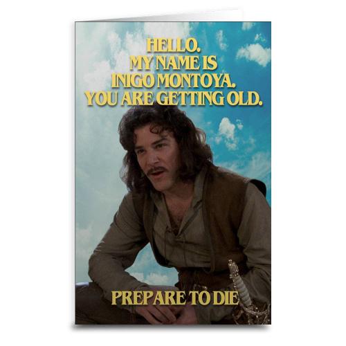 Princess Bride: Inigo Montoya - Birthday Card - The Vault