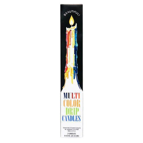 Rainbow: Multi Color Drip - Candles - The Vault