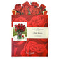Red Roses: Pop-Up Bouquet Greeting Card - FreshCut Paper - The Vault
