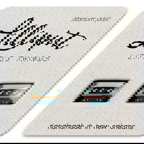Retro Cassette Mixtape: Earrings - Lilliput Little Things - The Vault