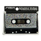 Retro Cassette Tape Deco Sticker Tag: Glam Rainbow Silver Glitter - Fydelity - The Vault