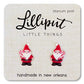 Santa Gnome: Earrings - Lilliput Little Things - The Vault