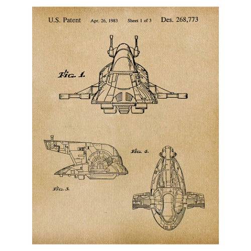 Slave 1 1983: Patent Art Print - Parchment - The Vault