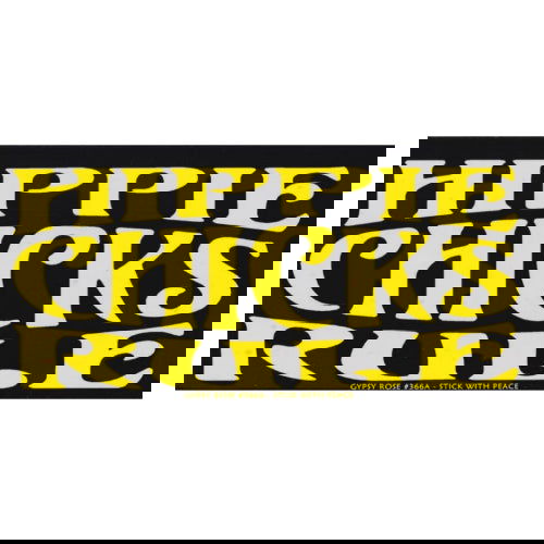 Slogan: Hippie Chicks Rule - Bumper Sticker - The Vault