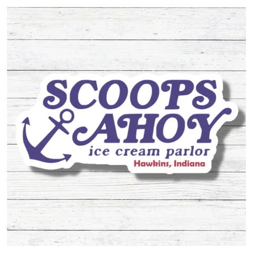 Stranger Things: Scoops Ahoy - Sticker - The Vault