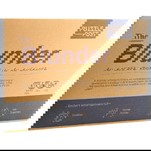 The Blunder: An Escape Room in an Envelope - Puzzle Post - The Vault