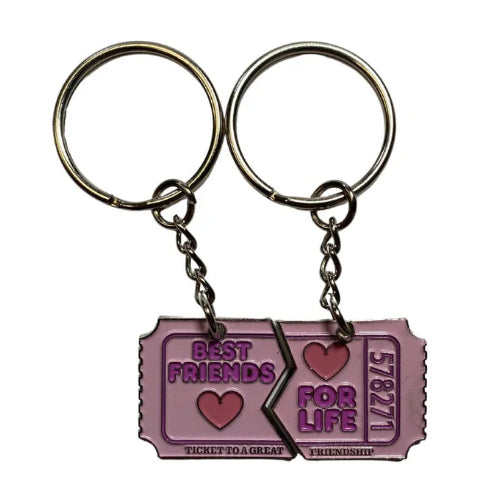 BFF: Best Friends for Life Ticket - Keychain Set