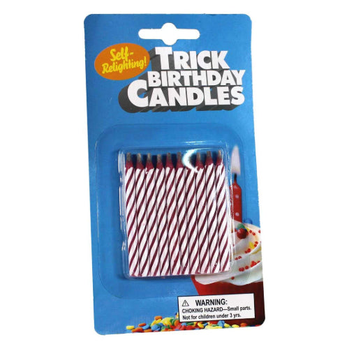 Novelty: Trick Birthday Candles - Prank