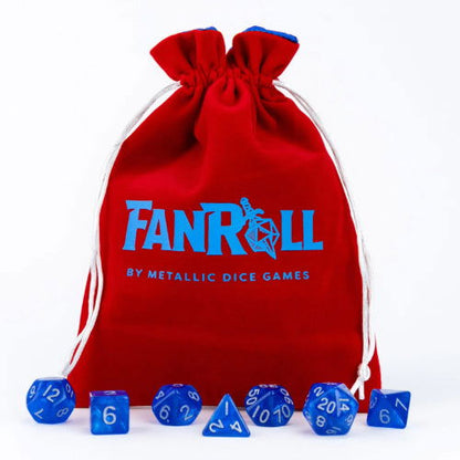 Velvet Dice Bag With Satin Liner: Logo - FanRoll™ - The Vault