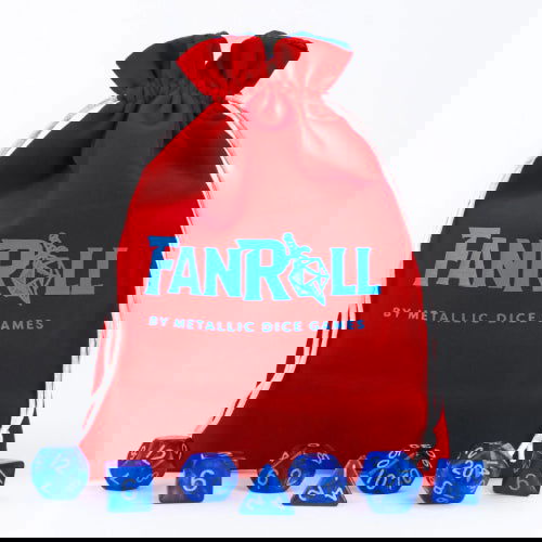 Velvet Dice Bag With Satin Liner: Logo - FanRoll™ - The Vault