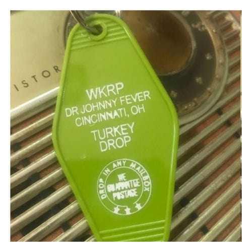 WKRP in Cincinnati: Turkey Drop - Motel Key Fob - The Vault