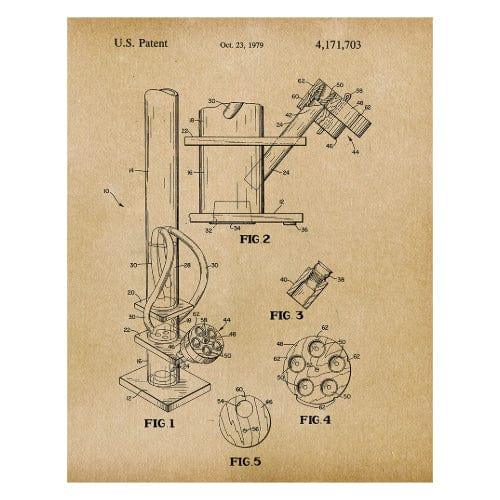 Water Pipe 1979: Patent Art Print - Parchment - The Vault