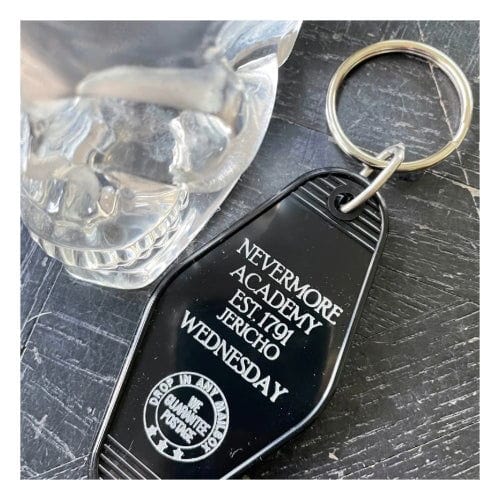 Wednesday, Addams Family: Nevermore Academy - Motel Key Fob - The Vault