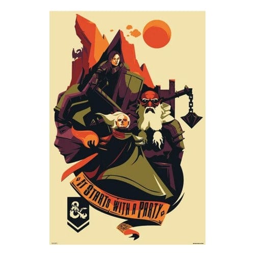 Posters Dungeons & Dragons: It Starts With a Party - Poster