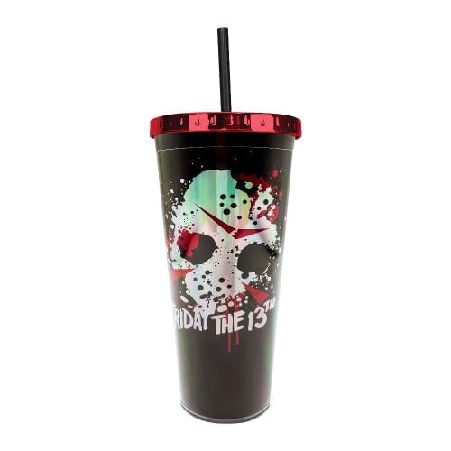 Cups with Straw Friday the 13th Foil Cup