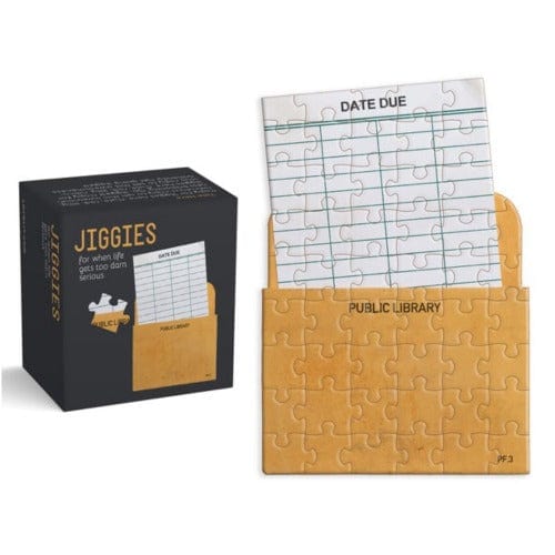 Puzzles Library Card - Jiggie Puzzle