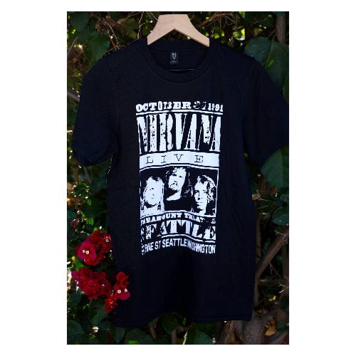 T-Shirts Nirvana: Live - Tee Large